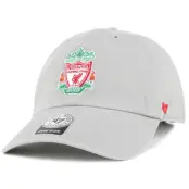 47 Brand - Football Grå adjustable Keps - Liverpool FC Crest Clean Up Grey Adjustable @ Hatstore
