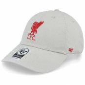 47 Brand - Football Grå adjustable Keps - Liverpool FC Liverbird Clean Up Grey Adjustable @ Hatstore