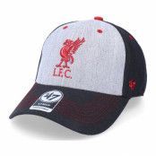 47 Brand - Football Grå adjustable Keps - Liverpool Mvp Formation Heather Grey/Black Adjustable @ Hatstore