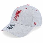 47 Brand - Football Grå adjustable Keps - Liverpool Storm Cloud Mvp Heather Grey/Maroon Adjustable @ Hatstore