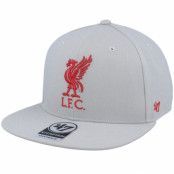 47 Brand - Football Grå snapback Keps - Liverpool FC No Shot Captain Grey Snapback @ Hatstore