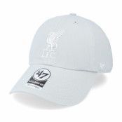 47 Brand - Football Grå unconstructed Keps - Liverpool FC Clean Up Grey Dad Cap @ Hatstore