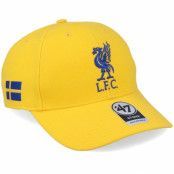 47 Brand - Football Gul Keps - Liverpool Sweden Sure Shot Mvp Yellow/Blue Adjustable @ Hatstore