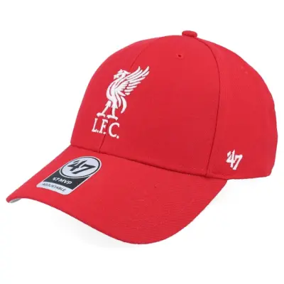 47 Brand - Football Röd adjustable Keps - Liverpool Epl-47 Mvp Cap Red Adjustable @ Hatstore