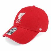 47 Brand - Football Röd adjustable Keps - Liverpool FC Liverbird Clean Up Red Adjustable @ Hatstore