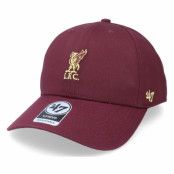 47 Brand - Football Röd adjustable Keps - Liverpool FC Metallic Mini Mvp Dark Maroon Adjustable @ Hatstore