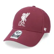 47 Brand - Football Röd adjustable Keps - Liverpool FC Mvp Dark Maroon Adjustable @ Hatstore