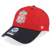 47 Brand - Football Röd adjustable Keps - Liverpool Mvp Two Tone Audible Red/Black Adjustable @ Hatstore