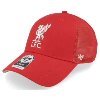 47 Brand - Football Röd trucker Keps - Liverpool Branson 47 Mvp Red Trucker @ Hatstore