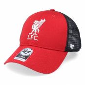 47 Brand - Football Röd trucker Keps - Liverpool FC Branson Mvp Red/Black Trucker @ Hatstore