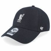 47 Brand - Football Svart adjustable Keps - Liverpool Base Runner 47 Mvp Black Adjustable @ Hatstore