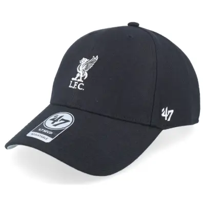 47 Brand - Football Svart adjustable Keps - Liverpool Base Runner 47 Mvp Black Adjustable @ Hatstore