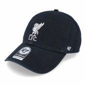 47 Brand - Football Svart adjustable Keps - Liverpool Clean Up Black Dad Cap @ Hatstore