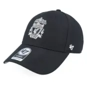 47 Brand - Football Svart adjustable Keps - Liverpool Epl-47 Mvp Cap Black Adjustable @ Hatstore
