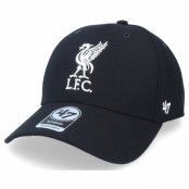 47 Brand - Football Svart adjustable Keps - Liverpool FC Aerial Mvp Black Adjustable @ Hatstore