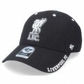 47 Brand - Football Svart adjustable Keps - Liverpool FC Defrost Mvp Black Adjustable @ Hatstore