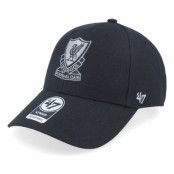 47 Brand - Football Svart adjustable Keps - Liverpool Mvp Black/Grey Adjustable @ Hatstore