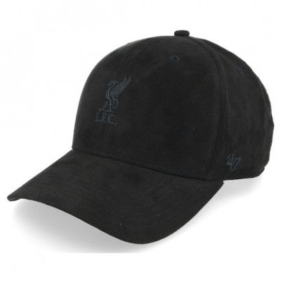 47 Brand - Football Svart adjustable Keps - Liverpool Ultra Basic Mini Mvp Dp Black Adjustable @ Hatstore