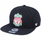 47 Brand - Football Svart snapback Keps - Hatstore Exclusive Liverpool FC Crest Black Snapback @ Hatstore