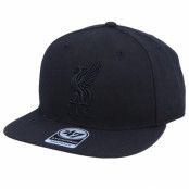 47 Brand - Football Svart snapback Keps - Liverpool Exclusive Metallic Black/Black Snapback @ Hatstore