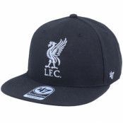 47 Brand - Football Svart snapback Keps - Liverpool FC No Shot Captain Black Snapback @ Hatstore