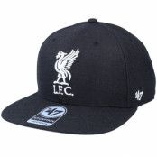 47 Brand - Football Svart snapback Keps - Liverpool No Shot Captain Black Snapback @ Hatstore