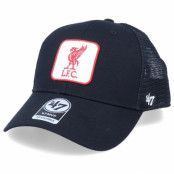 47 Brand - Football Svart trucker Keps - Hatstore Exclusive Liverpool FC Black Trucker Patch @ Hatstore