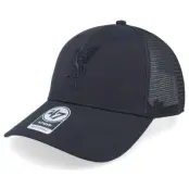 47 Brand - Football Svart trucker Keps - Liverpool Branson Mvp Black Trucker @ Hatstore