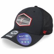 47 Brand - Football Svart trucker Keps - Liverpool Epl Burgess 47 Black Trucker @ Hatstore