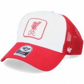 47 Brand - Football Vit trucker Keps - Hatstore Exclusive Liverpool FC Red/White Trucker Patch @ Hatstore