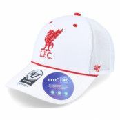 47 Brand - Football Vit trucker Keps - Liverpool Brrr Mesh Pop'47 Mvp White Trucker @ Hatstore