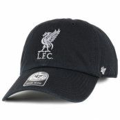 Keps Liverpool FC Liverbird Clean Up Black Adjustable - 47 Brand - Svart Reglerbar
