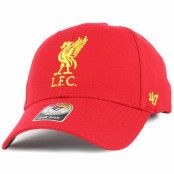 Keps Liverpool FC MVP Red Adjustable - 47 Brand - Röd Reglerbar