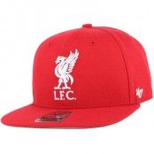 Keps Liverpool FC No Shot Captain Red Snapback - 47 Brand