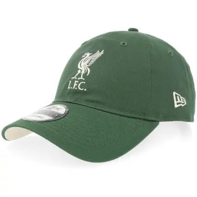 New Era - Football Grön unconstructed Keps - Liverpool Seasonal 9TWENTY Green Dad Cap @ Hatstore