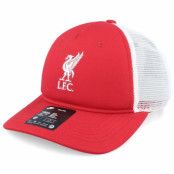 Nike - Football Röd trucker Keps - Kids Liverpool Rise Gym Red/White Trucker @ Hatstore