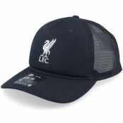 Nike - Football Svart trucker Keps - Liverpool Rise Black/White Trucker @ Hatstore