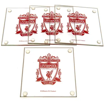 Liverpool 4-pack glasunderlägg