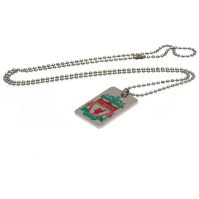 Liverpool Dog Tag Med Kedja Logo