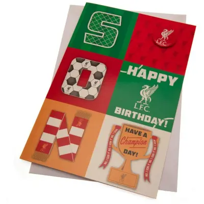 Liverpool Födelsedagskort Son