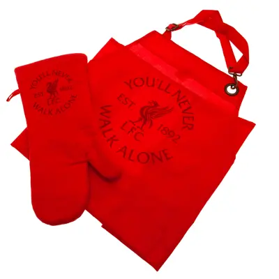 Liverpool förkläde och grytvante