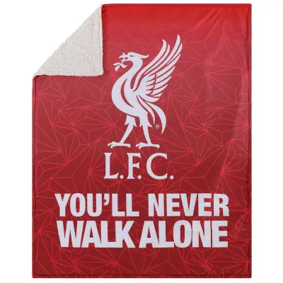 Liverpool Fleecefilt Slogan Sherpa