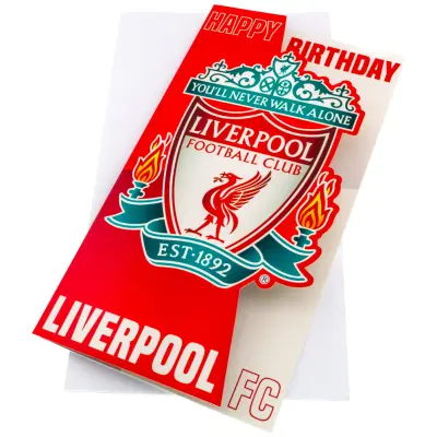 Liverpool Gratulationskort Crest