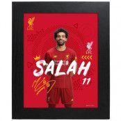 Liverpool Inramat Porträtt Mo Salah