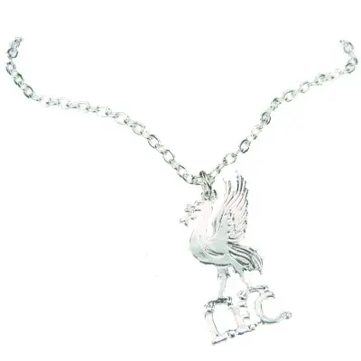 Liverpool kedja och smycke silverplaterat Liverbird