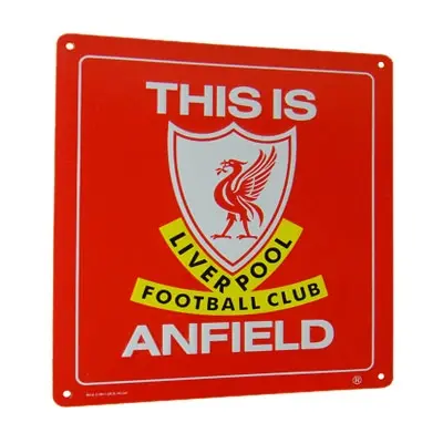 Liverpool Metallskylt TIA 23x25 cm