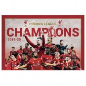 Liverpool Poster Premier League Champions Montage 11