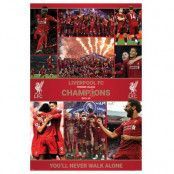 Liverpool Poster Premier League Champions Season 12