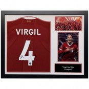 Liverpool Signerad Fotbollströja Virgil Van Dijk