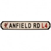 Liverpool Skylt Anfield Road Stor